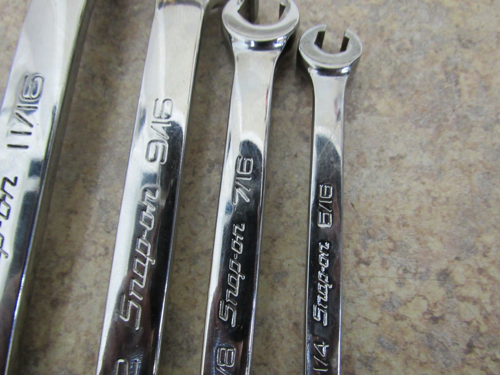 Snap-On Tools SAE Double End Flare Nut Wrench Set RXFS USA