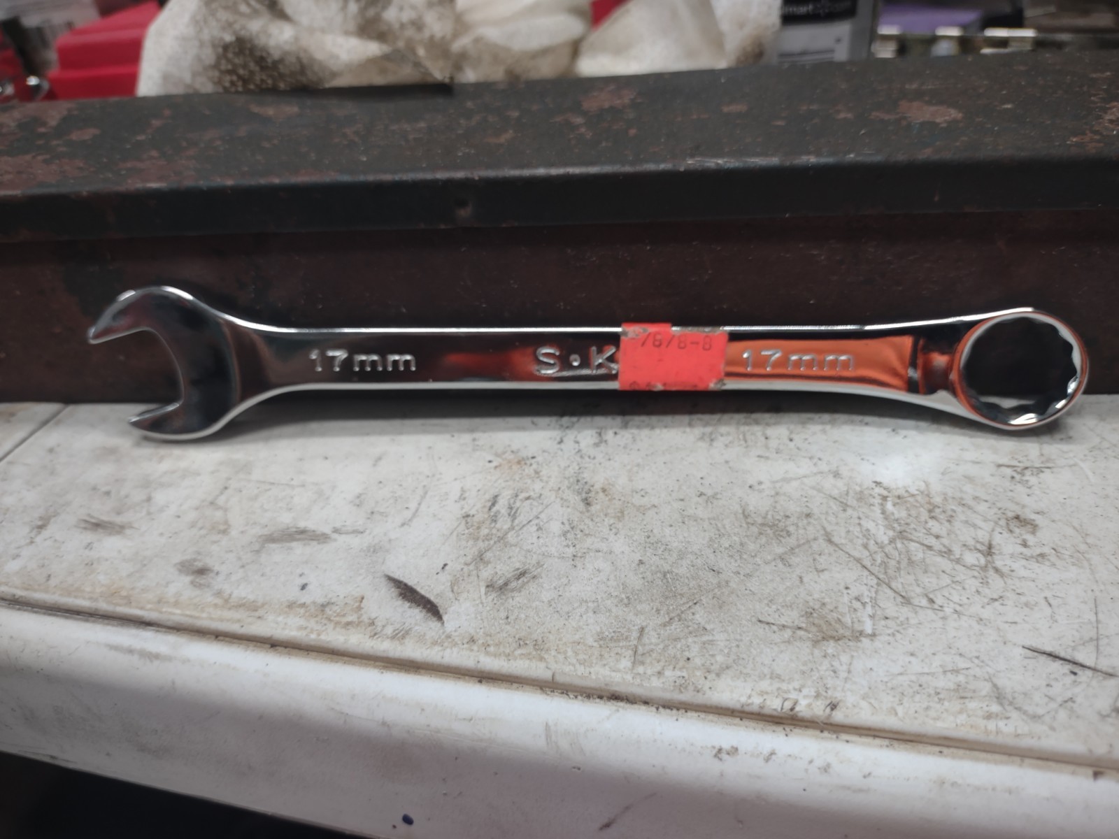 17mm Sk Full Polished Chrome Conbation Wrench