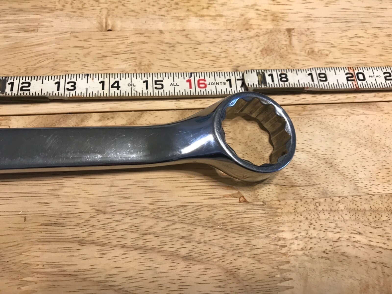 Snap On Tools 12 Pt Polished Double Box End Wrench 1-1/4” x 1-5/16” XB4042 USA