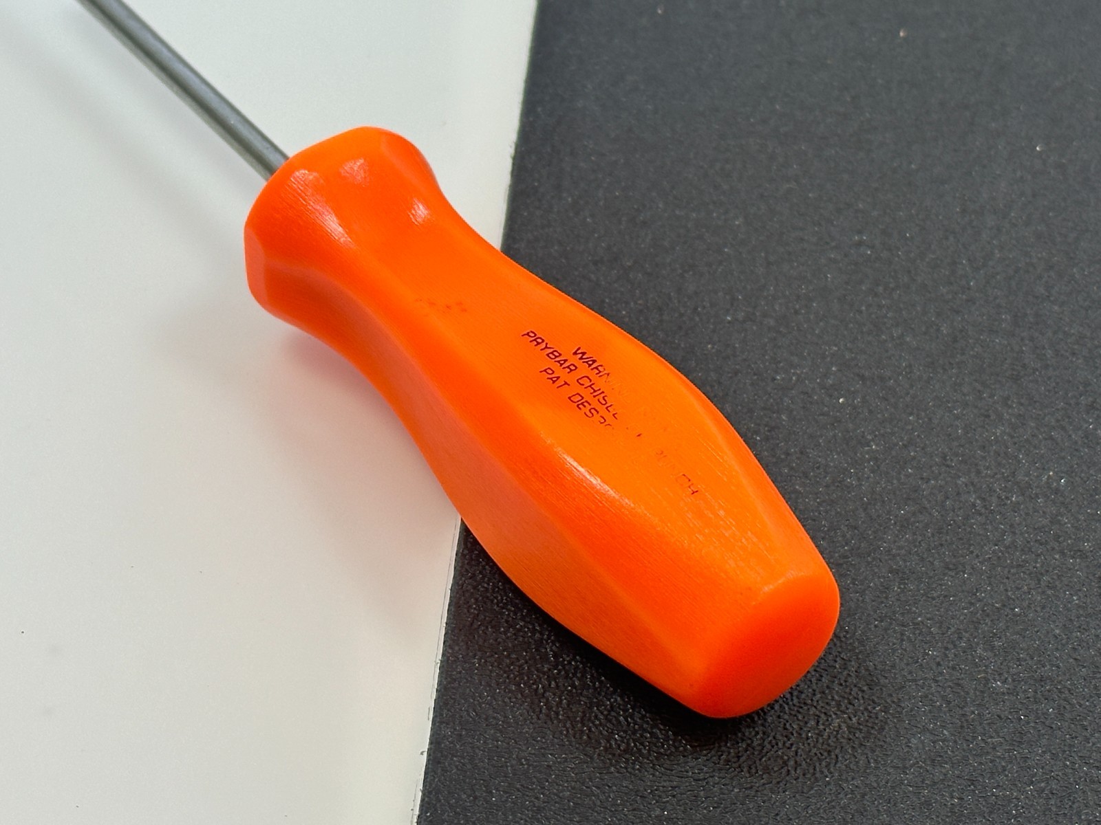 🇺🇸 Snap-on Tools USA ORANGE Hard Handle #1 Phillips Screwdriver SDDP31, NOS
