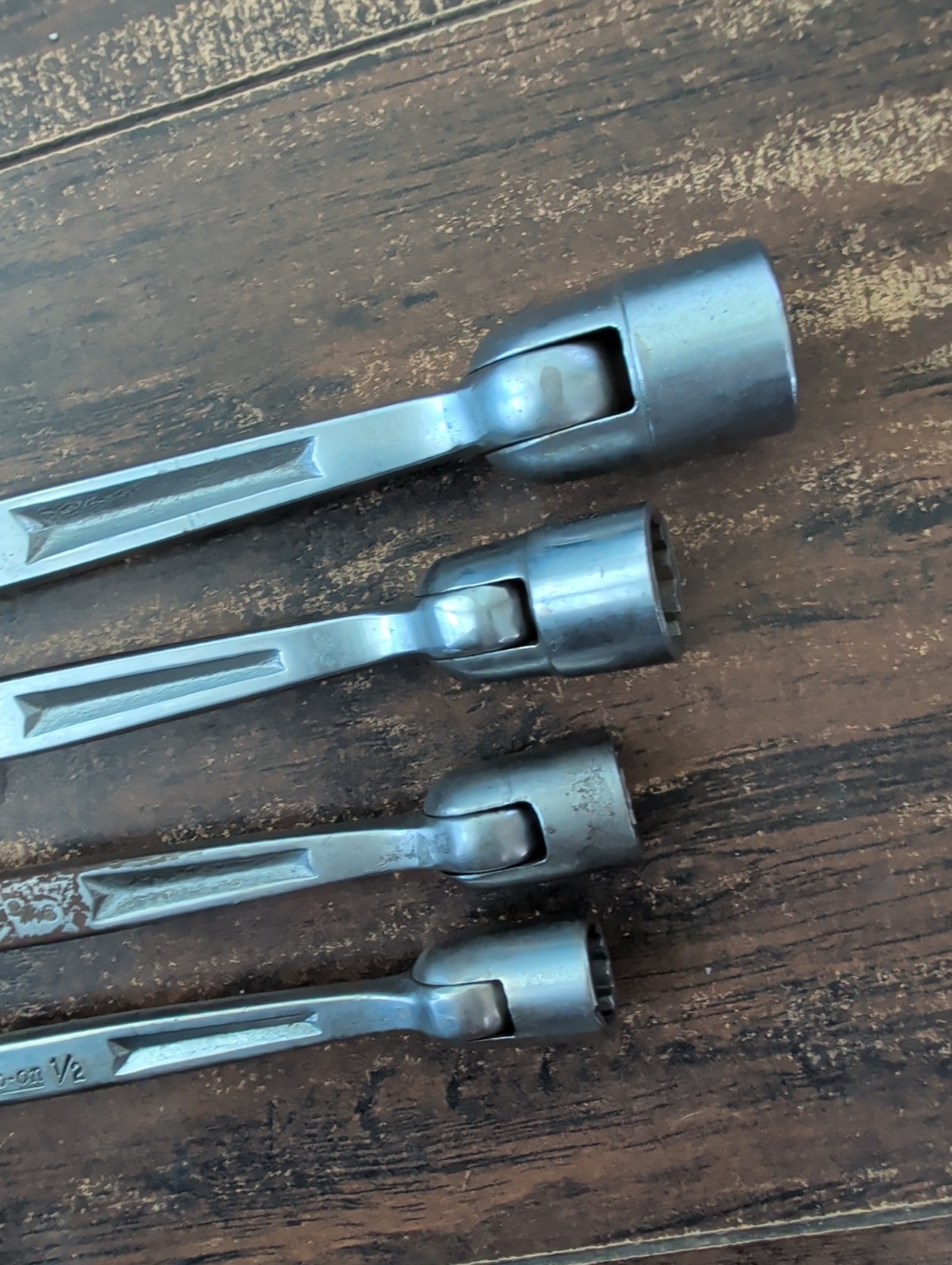 Snap-On Tools Double End Flex Socket Head Wrench Set Of 4 SAE 12pt FH Series