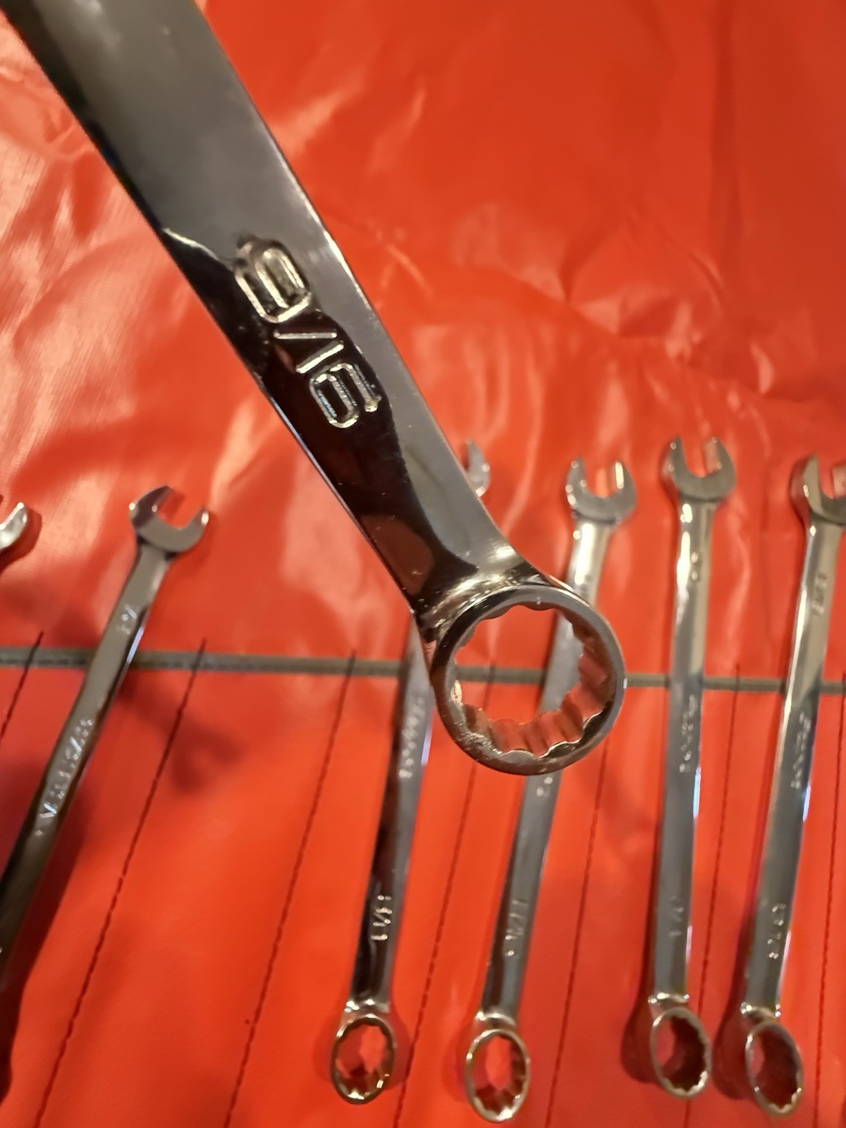 ULGY NOS Snap On 14 Pc OEX SAE Combo Wrench 12 Pt. Set C-141B Date Code 1997 USA