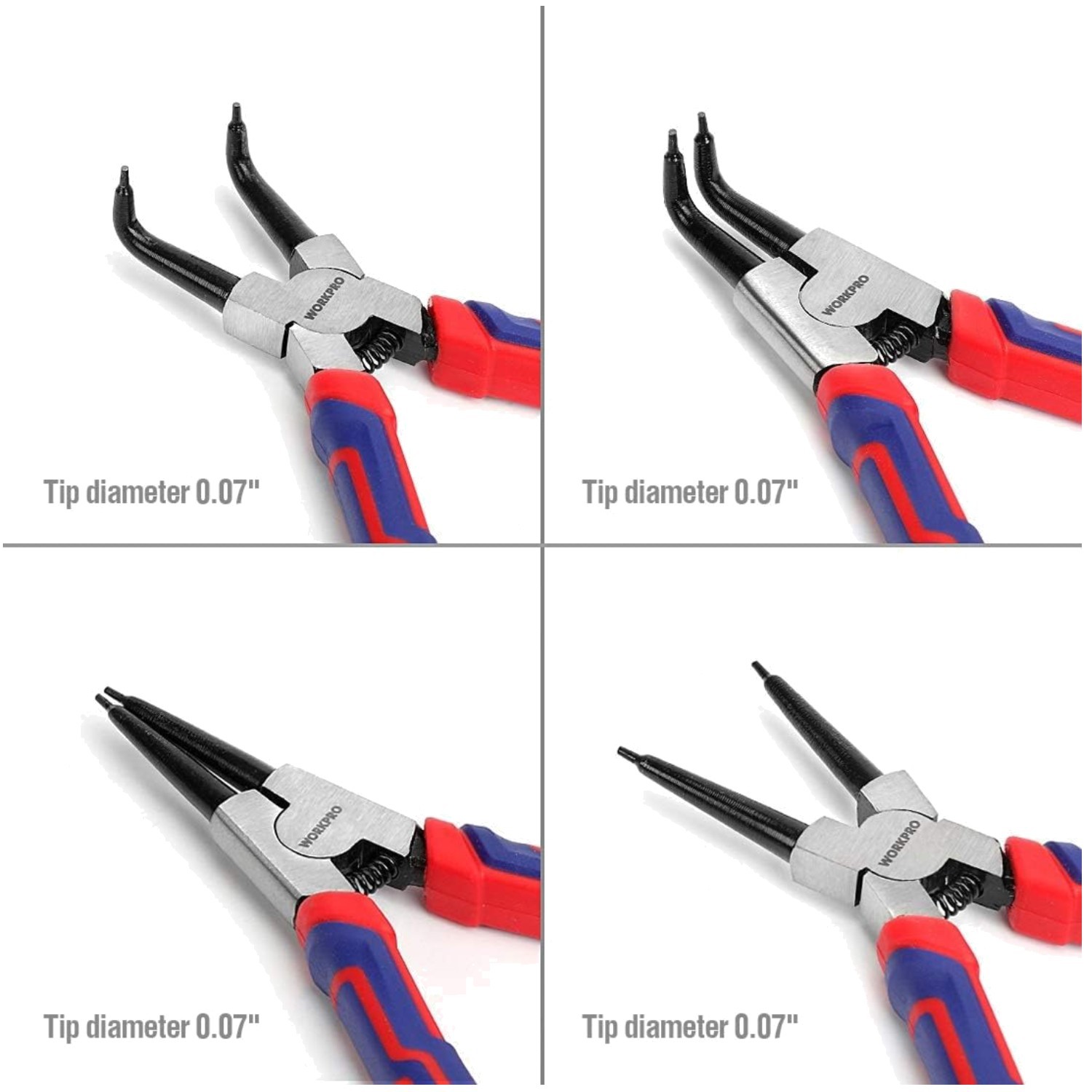 Internal/External Pliers Set – 4-Piece Snap Ring