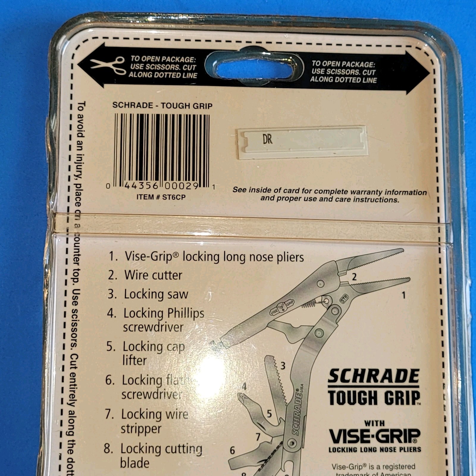 Petersen Dewitt Vise Grip & Schrade Multi-Tool ST6 USA, Original Packaging