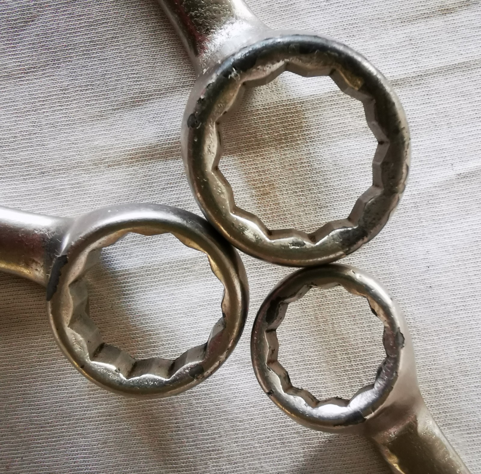 Heyco 3/4AF – 25/32AF , 5/8AF – 11/16AF , 9/16AF – 1/2AF CrVan Ring Spanners.