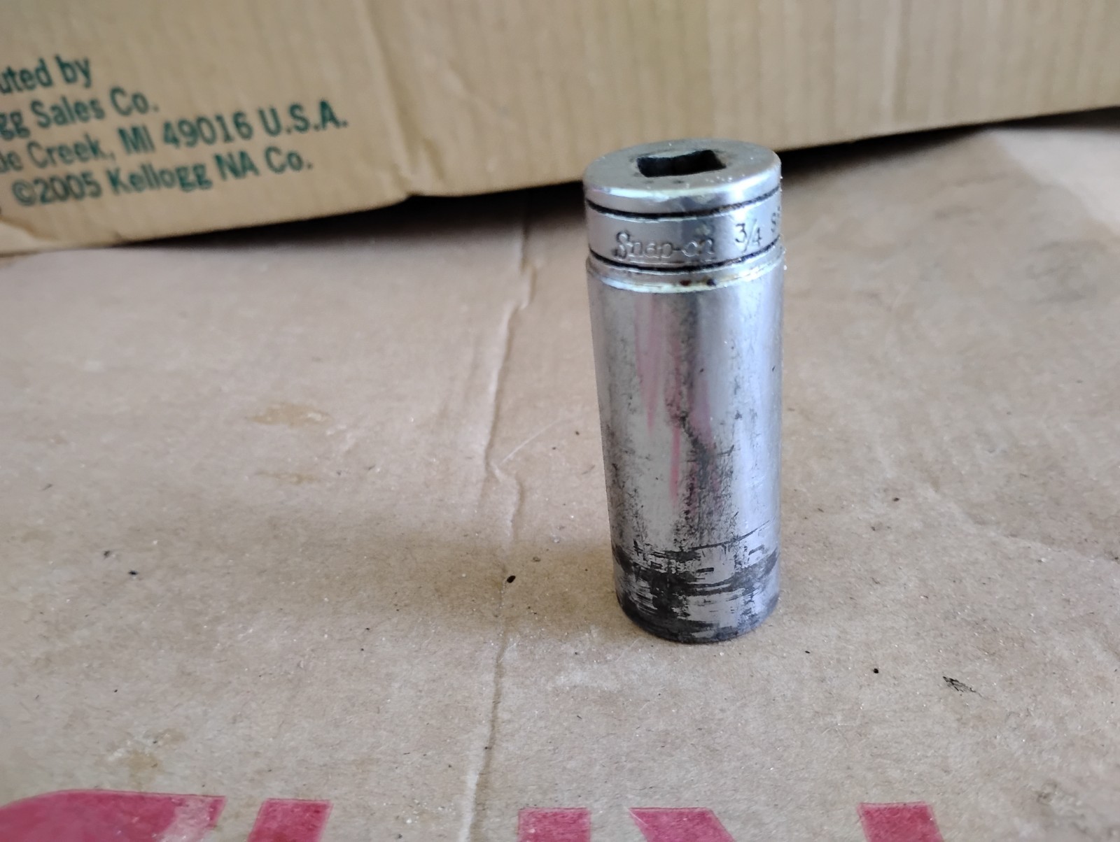 Snap-On SF241 3/4″ Deep Socket 12 Point 3/8″ Drive USA Vintage Pre-Owned