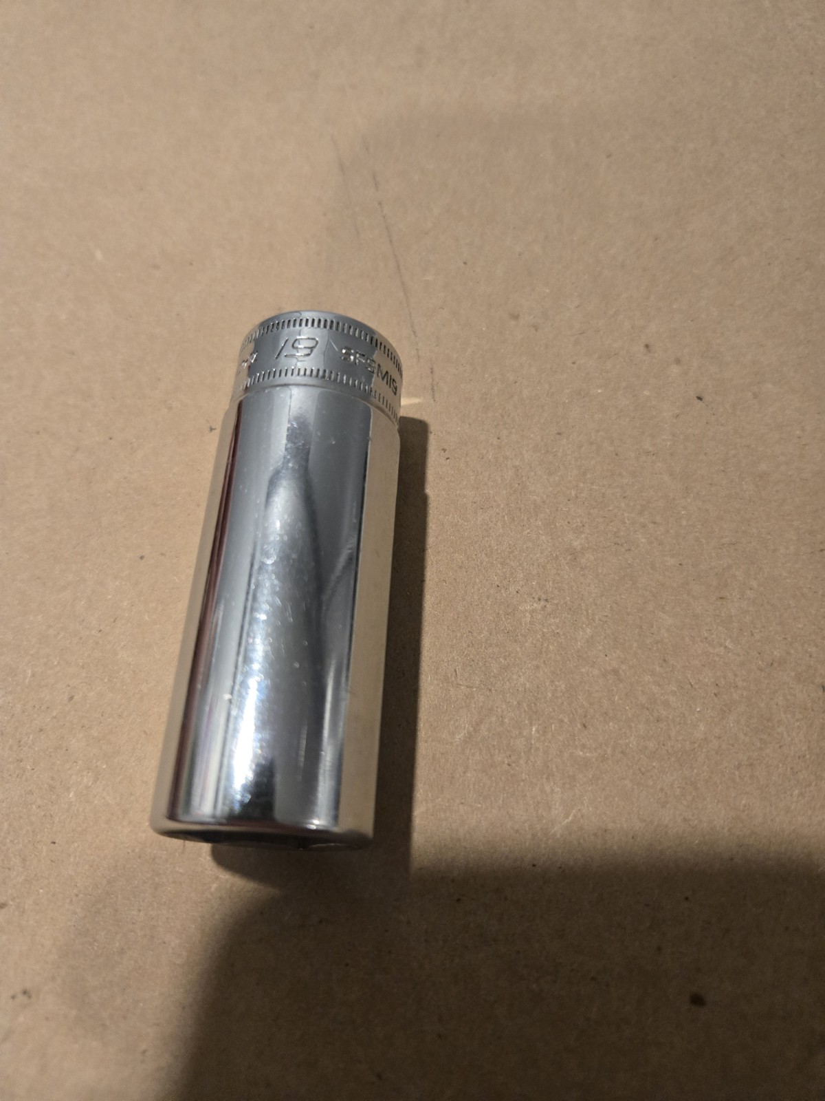 Snap On 3/8″ Drive 19MM 6PT Metric Deep Chrome Socket USA SFSM19