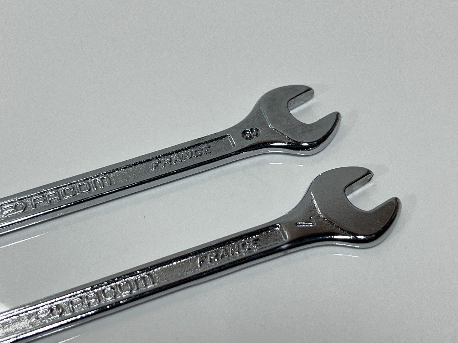 FACOM Tools (Made in France) 2pc No. 4 Metric Open-End Wrench Set – 7mm to 10mm