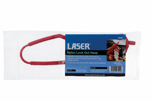 Laser 7942 Nylon Lock Out Hasp