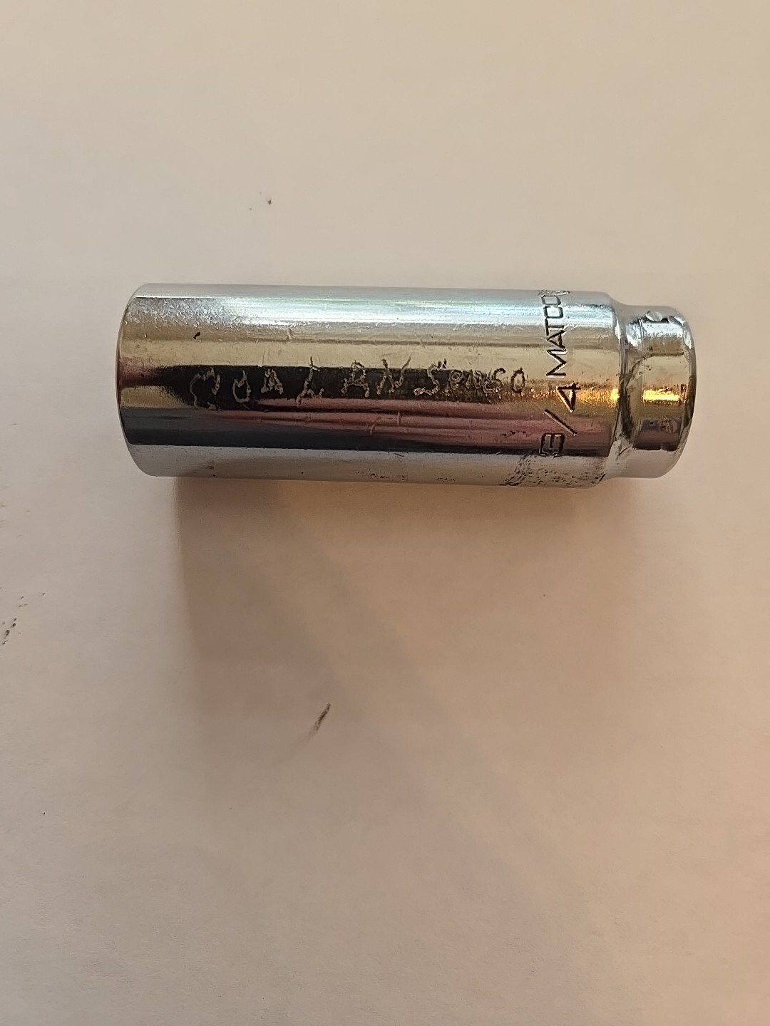 Matco Tools 3/8″ Drive 3/4″ 6PT SAE Deep Chrome Socket BD246