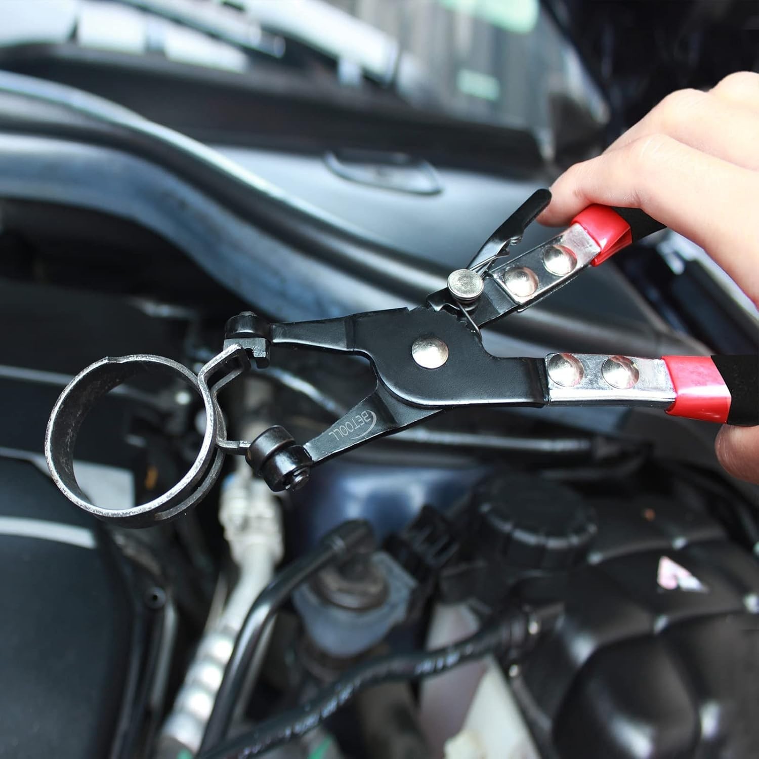 Versatile 9pc Hose Clamp Pliers Set for Efficient Automotive Maintenance