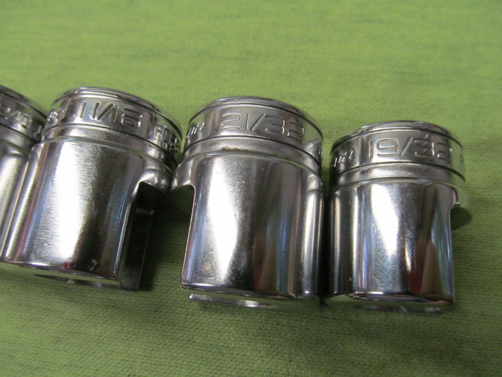 11pc Snap-on 3/8″ drive Weatherhead Socket Set – 3/8″ thru 25/32″ – USA