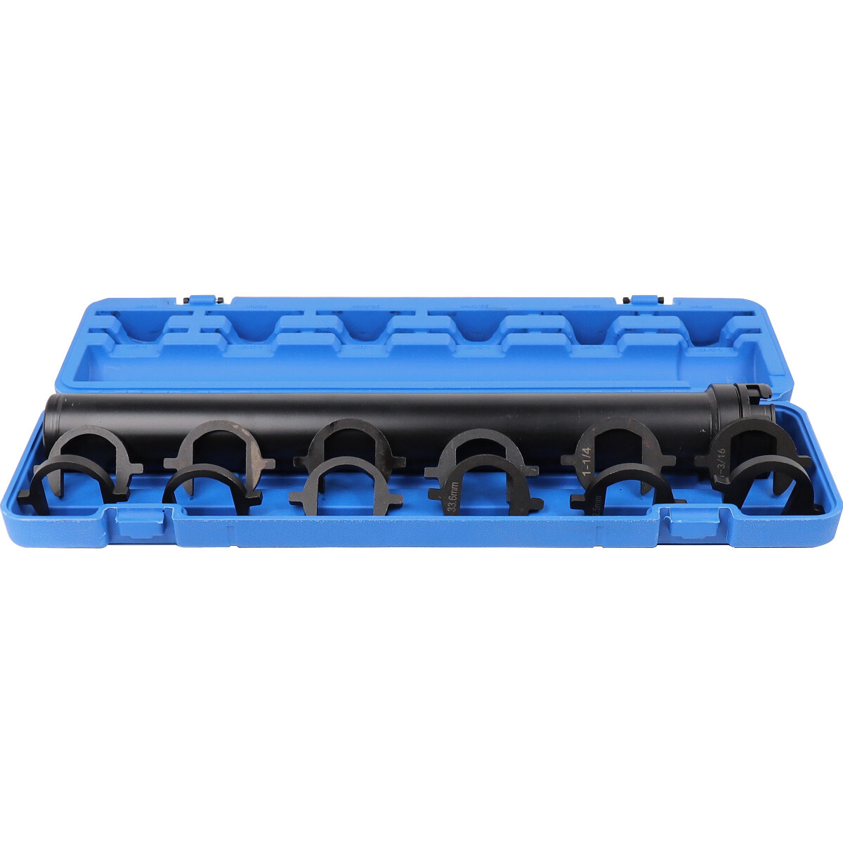 13pc Inner Tie Rod Removal Auto Tool Kit with 12 SAE & Metric Crowfoot Adapters