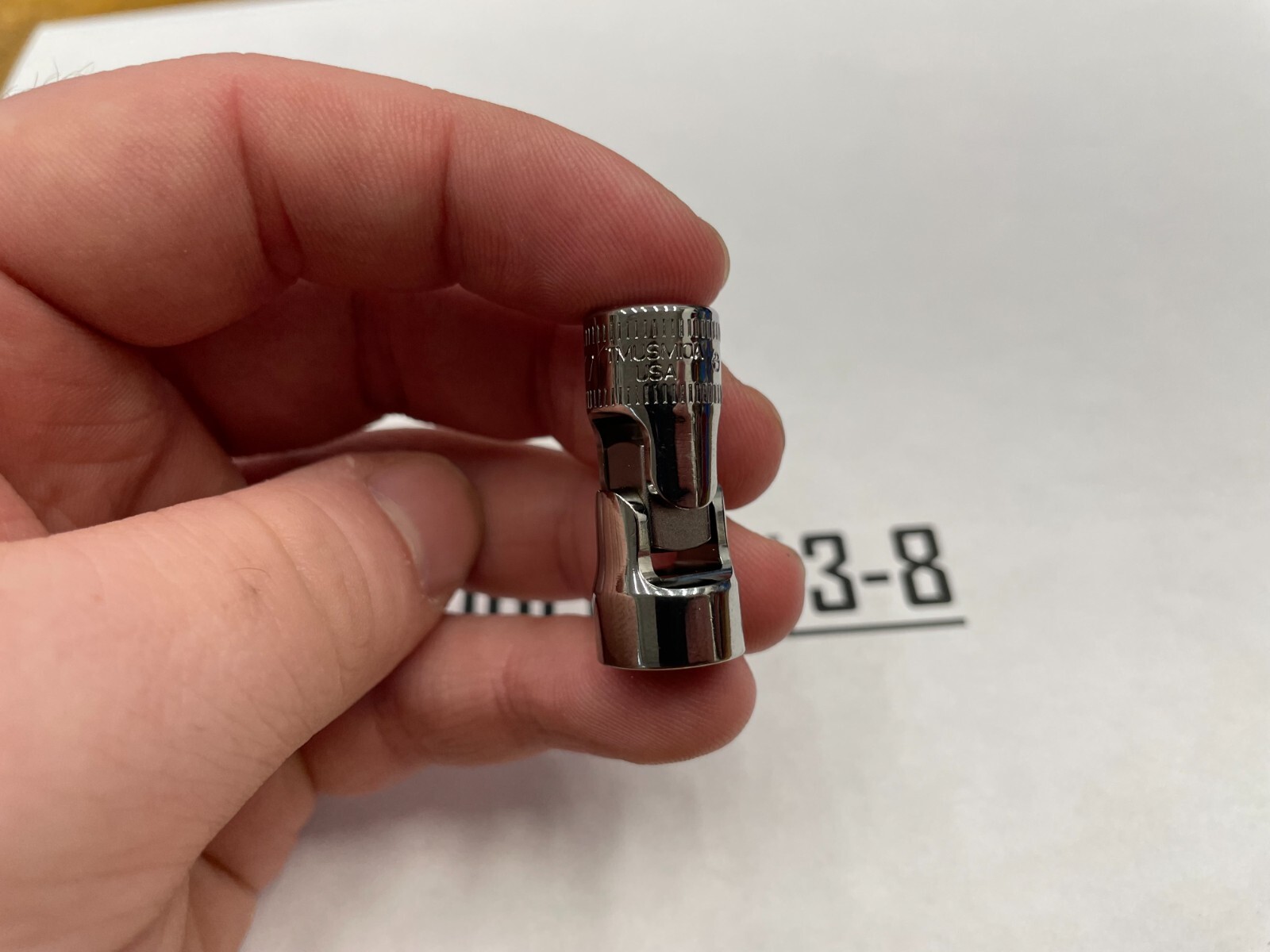 Snap-On Tools USA NEW 1/4″ Drive 10mm Metric 6 Point Swivel Socket TMUSM10A