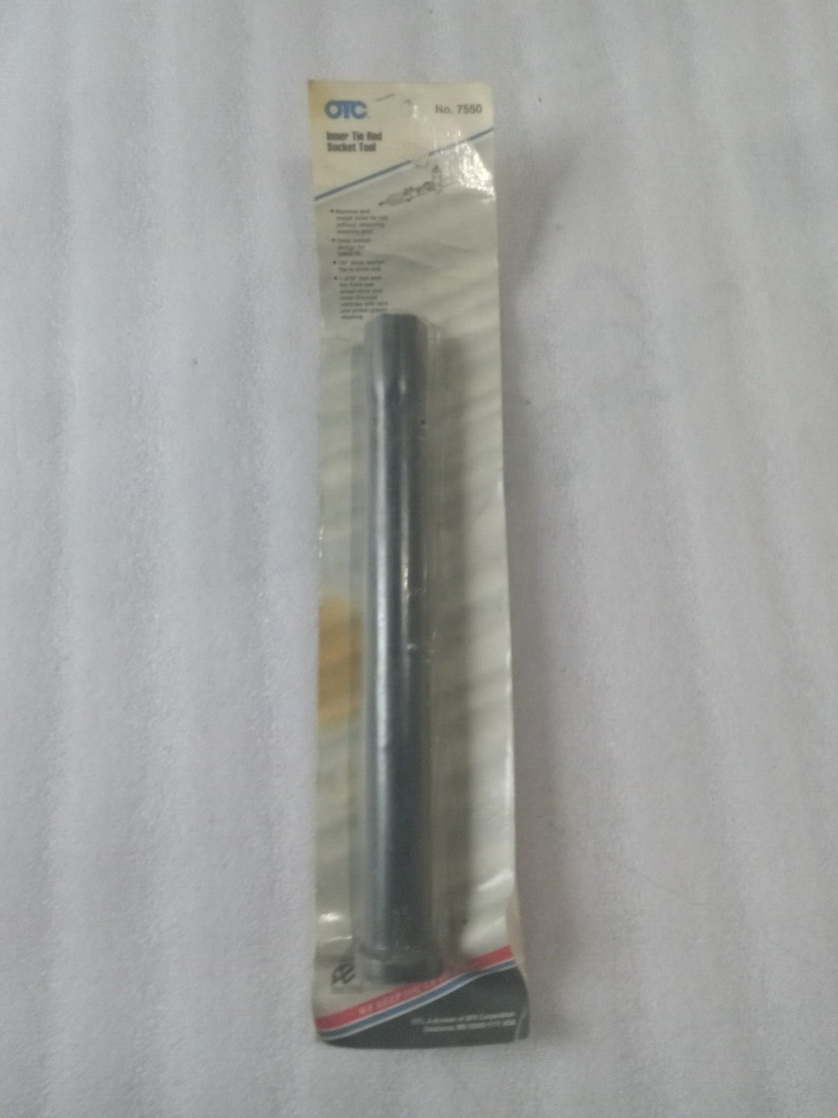 OTC 7550 Inner Tie Rod Socket Tool 1-3/16″ Hex End – New In Package – USA Made