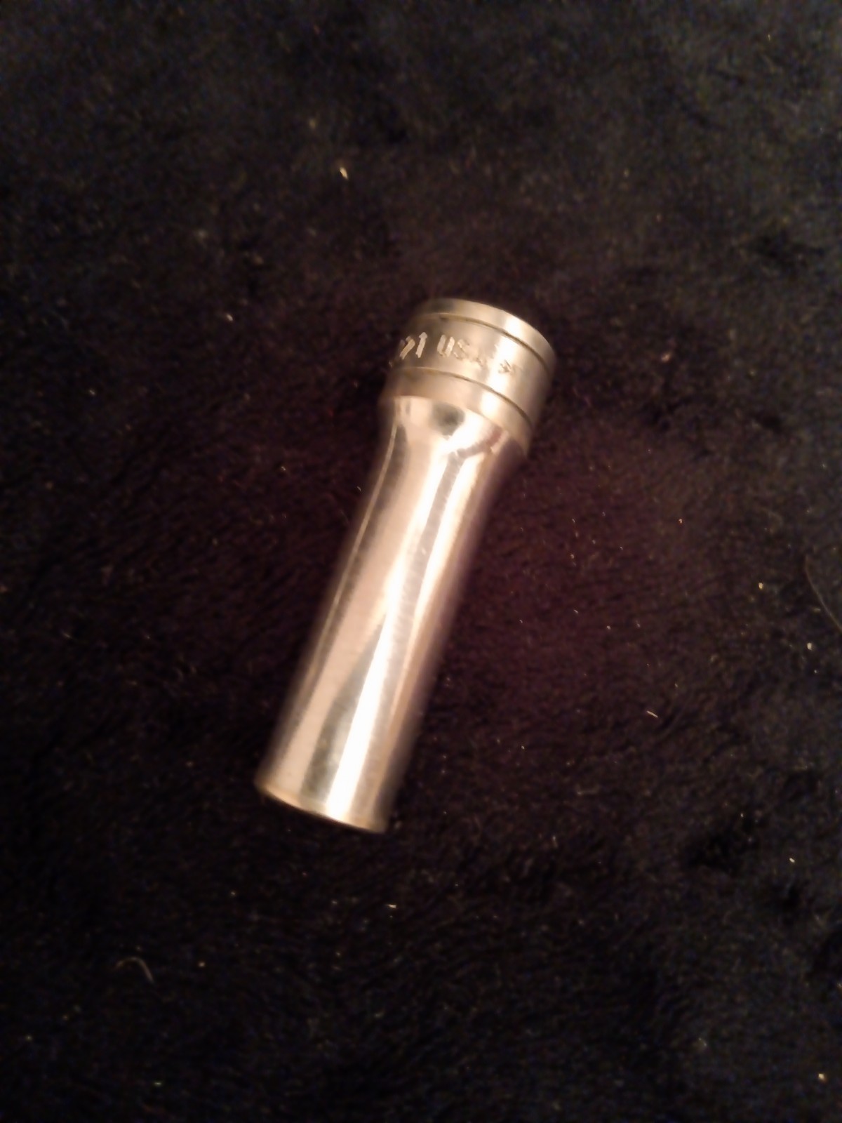 Snap On Tools Underline 3/8″ Deep Socket 3/8″ Drive 6 Point SFS121 Made in USA