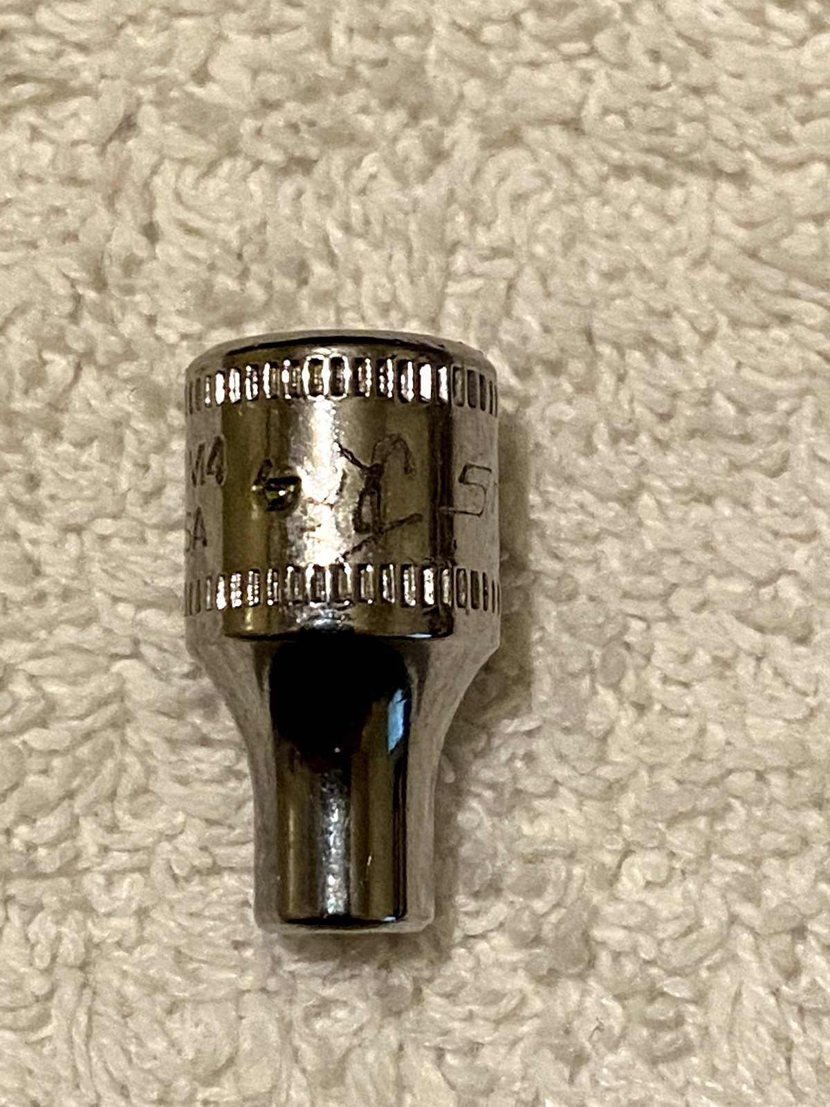 Snap On TMM4, 4MM, 1/4″ Drive, 6 Point Chrome Socket