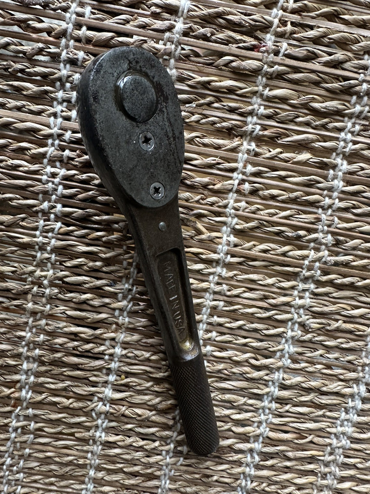 CRAFTSMAN TOOLS VERY RARE VINTAGE 3/8 DRIVE RATCHET “BE” 6-1/2 INCHES LONG