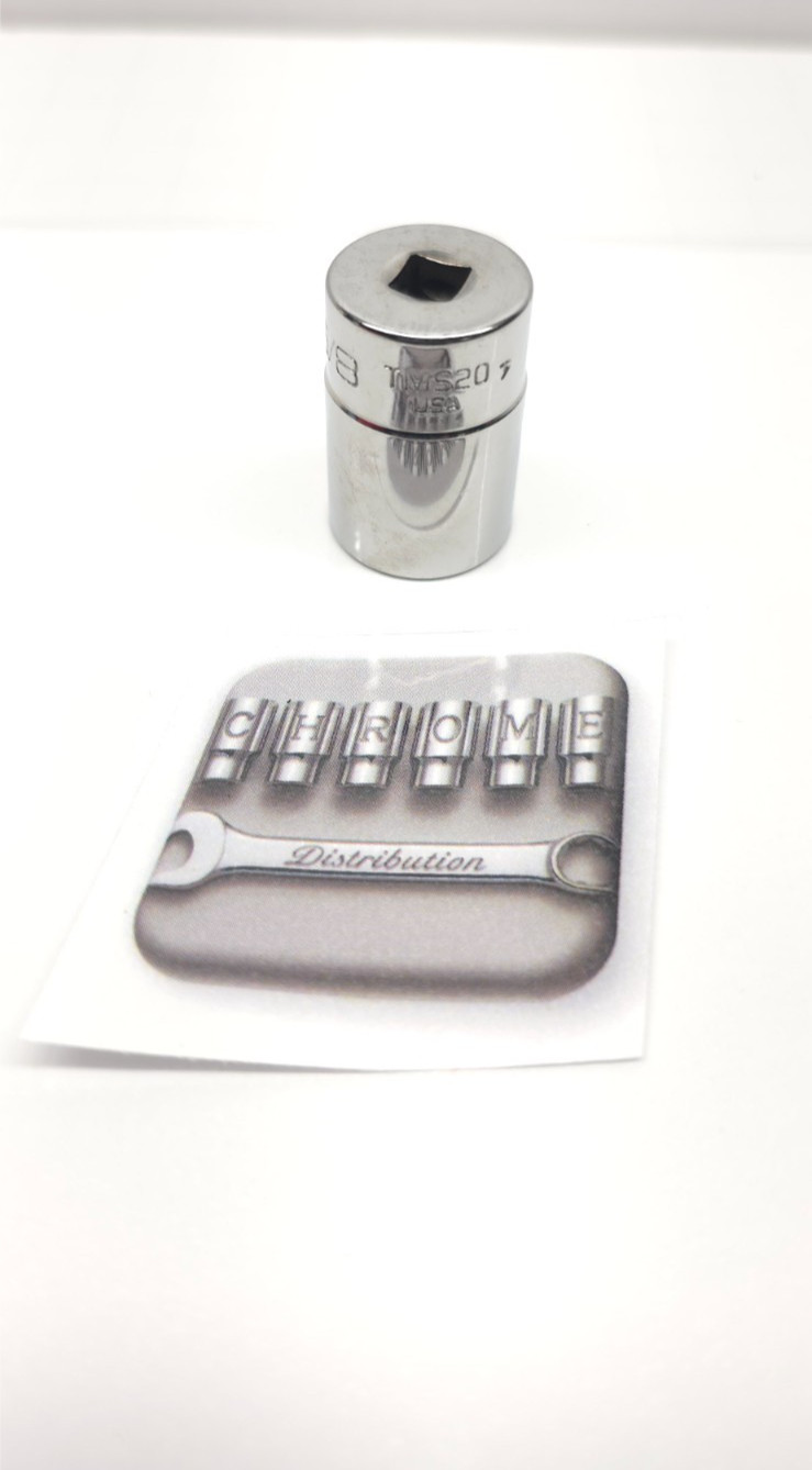 Snap-on Tools USA NEW 1/4″ Drive 6-POINT SAE 5/8” SEMI-DEEP Chrome Socket TMS20