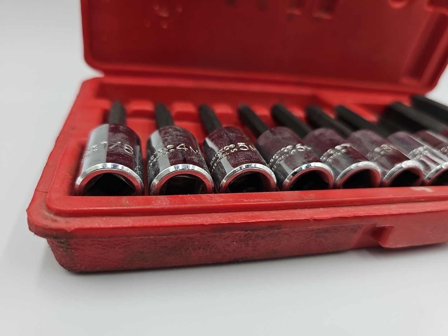 Proto Tools J4900MA Metric 10 Pc. Hex Bit Socket Set **One Missing** Please Read