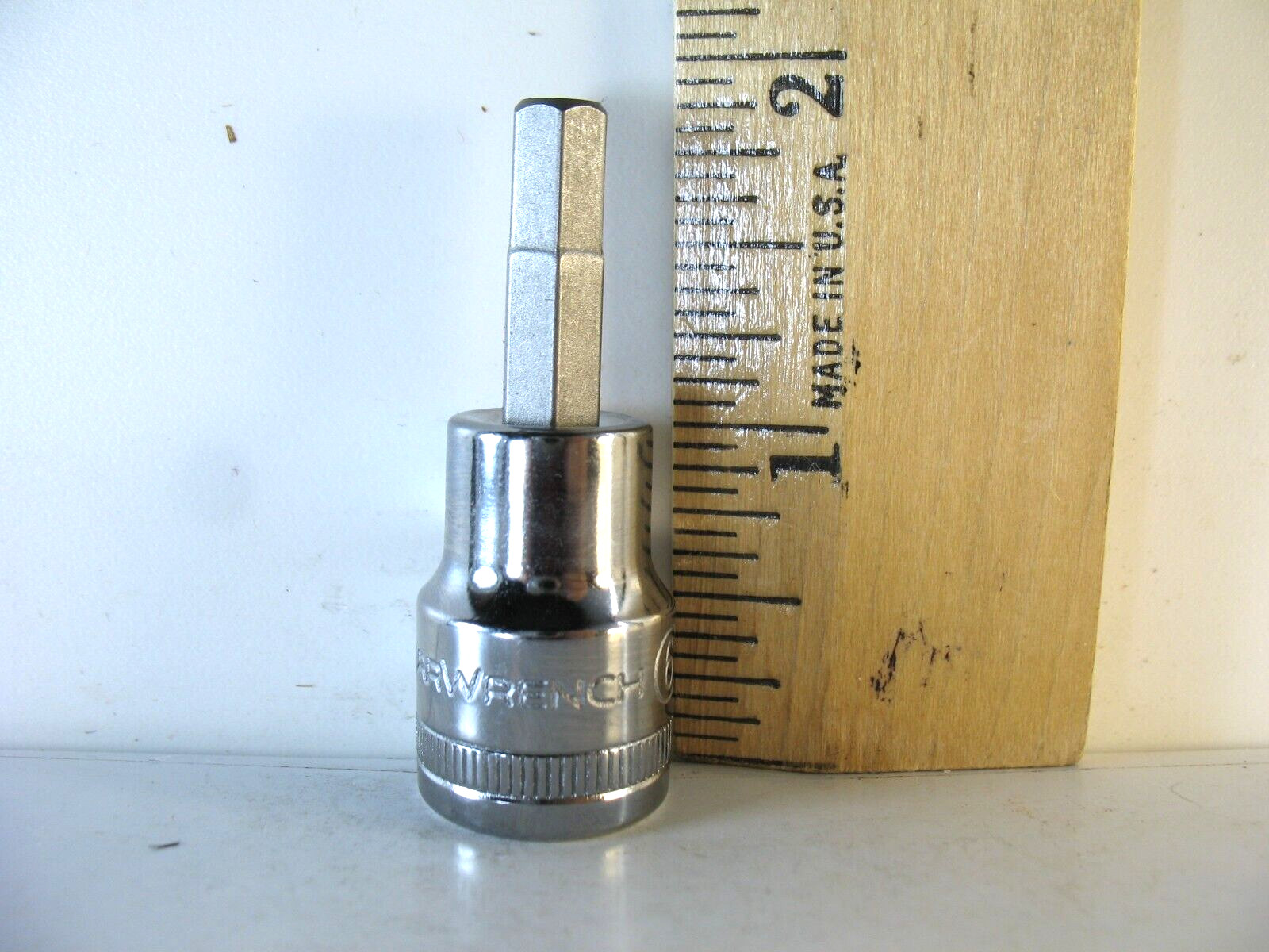 GearWrench 80427N, 3/8″ Drive Hex Bit Socket 6mm – Brand New