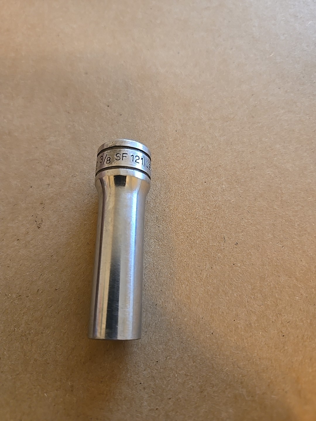 Snap On 3/8″ Drive 3/8″ 12PT SAE Deep Chrome Socket USA SF121