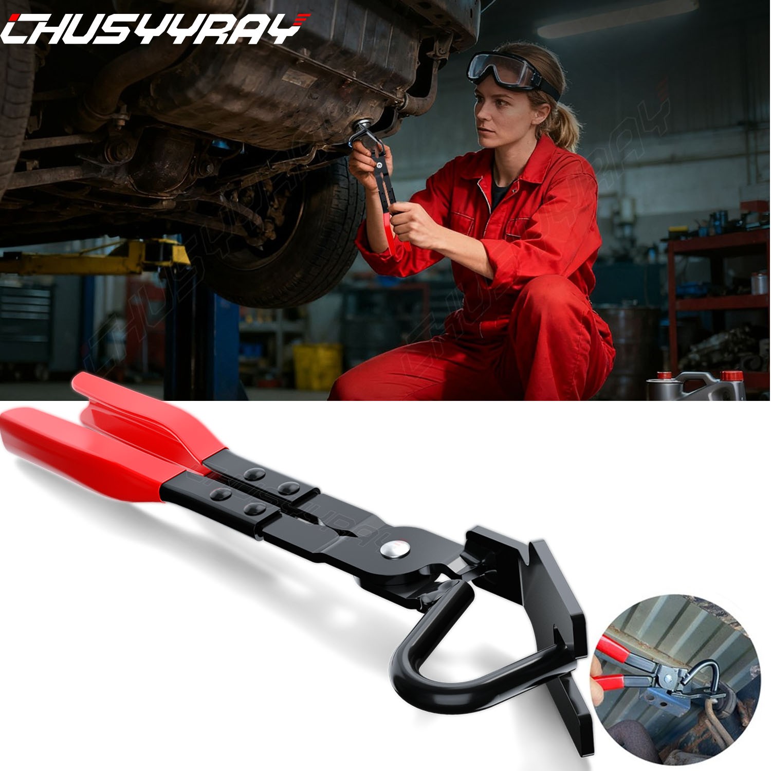 Brand New Exhaust Pipe Rubber Hanger Support Removal Pliers Tool