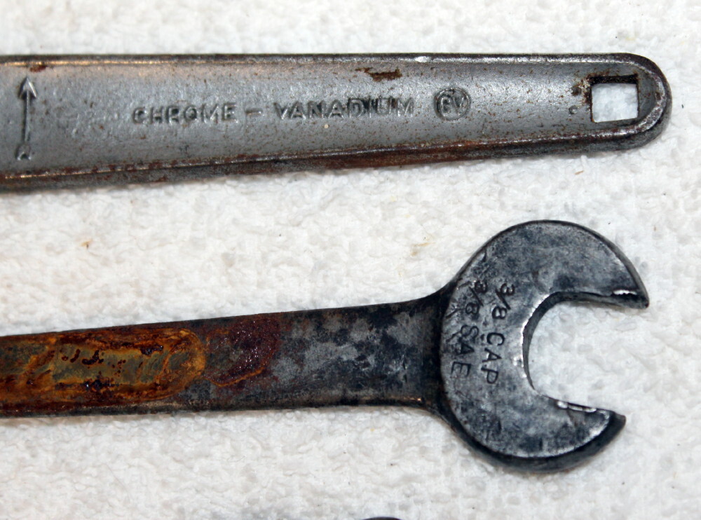 Lot of 3 Vtg Mechanics Wrenches ~ Bonney T28A, 23 Open End, 538 «S» Open-end