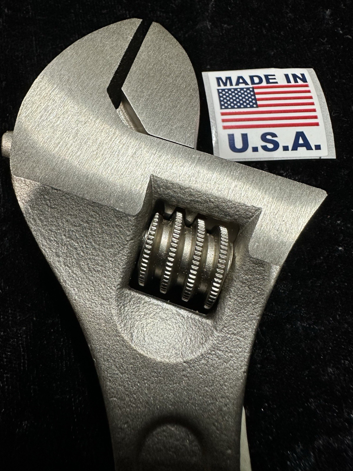 NOS 🔥 Craftsman USA 10″ 250mm Adjustable Wrench Satin 44604 MINT With Tag