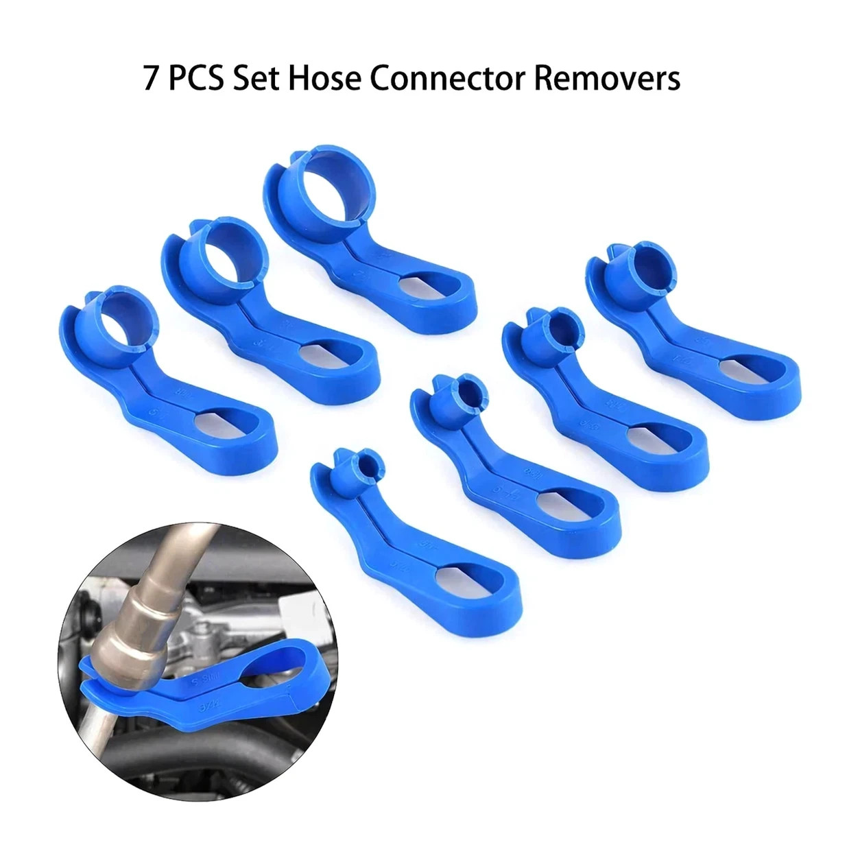 7Pcs Set Plastic Car AC Line Quick Disconnect Tool Fuel Line Removal Tool 7 Size