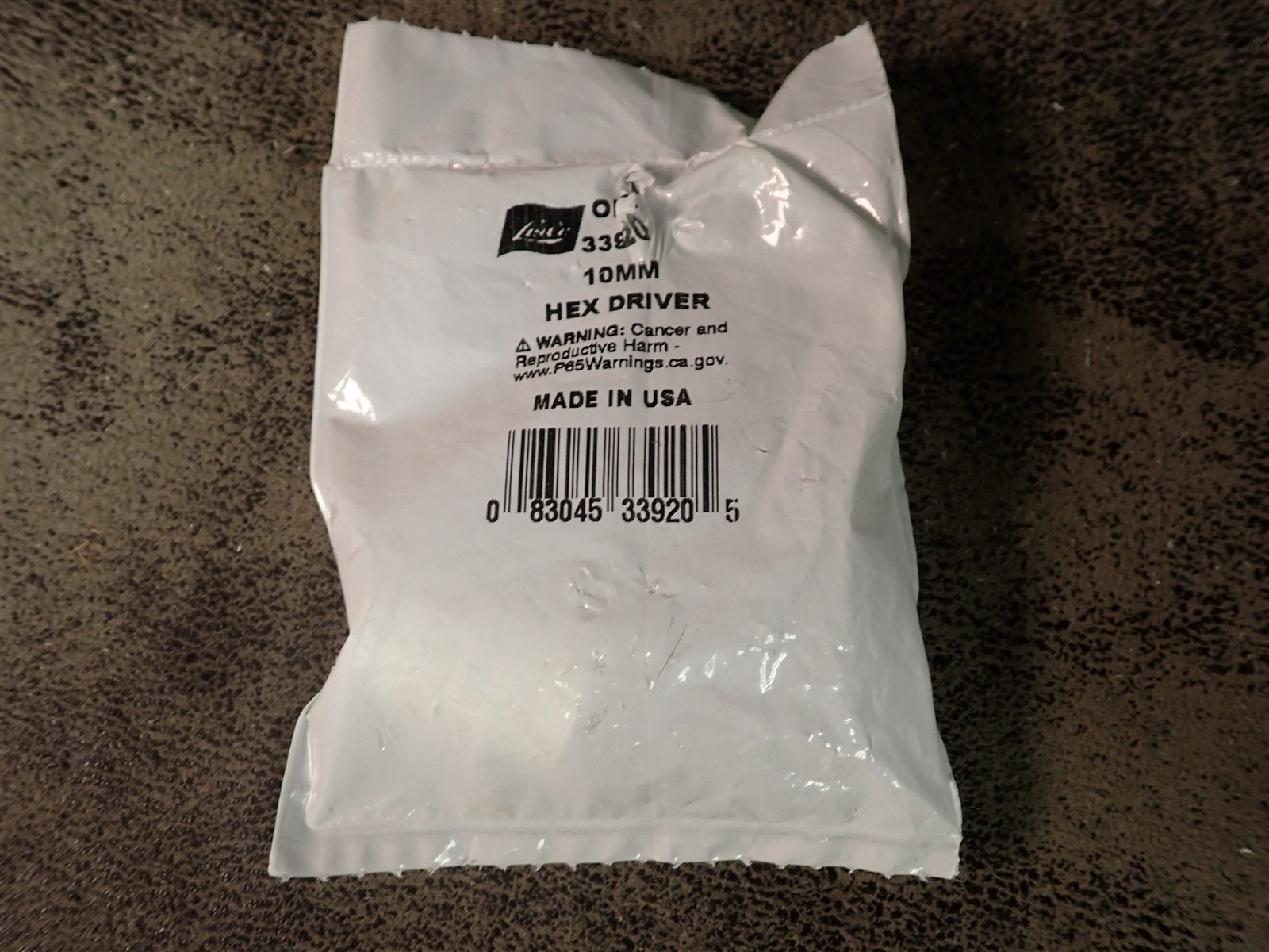 NEW Lisle 33920 10mm Hex Driver 3/8″ Drive (BN349)