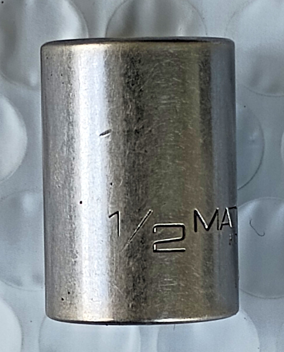 MATCO TOOLS B162, 3/8″ DRIVE, 1/2″ SOCKET, SHALLOW, 12 POINT.