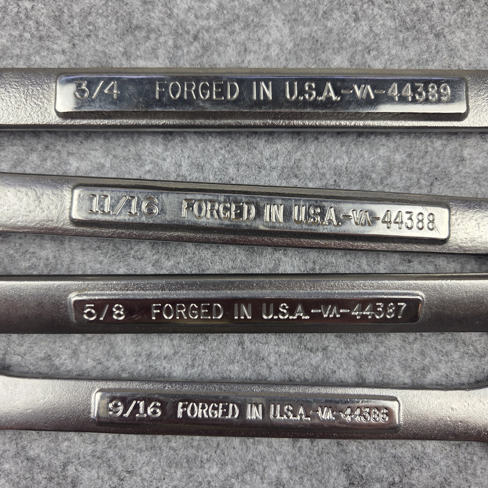 Vintage Craftsman VA USA 13pc SAE 6 Point Combination Wrench Set 5/16″ – 1″