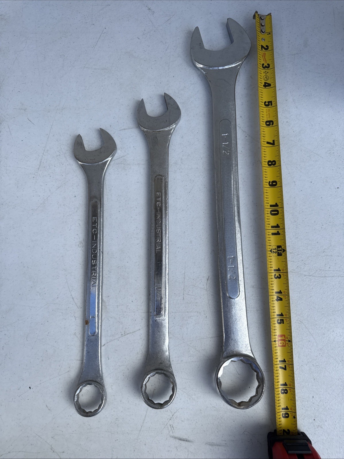 Spanner Ring Socket Wrench Forged Japan Etc 1.1 /16.1-1/2. 3 Different.