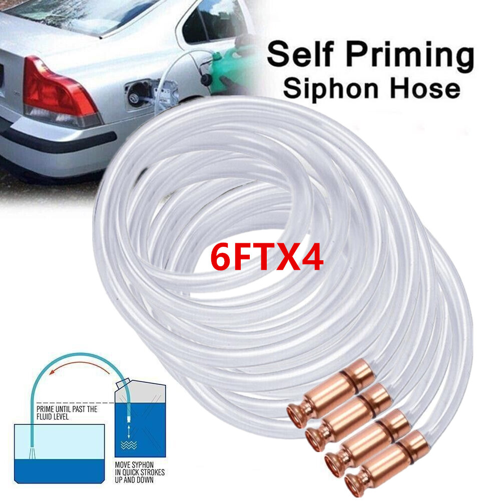 Self Priming Siphon Jiggler Hose Diesel Fuel Heating Oil Gas Boats Gas Water