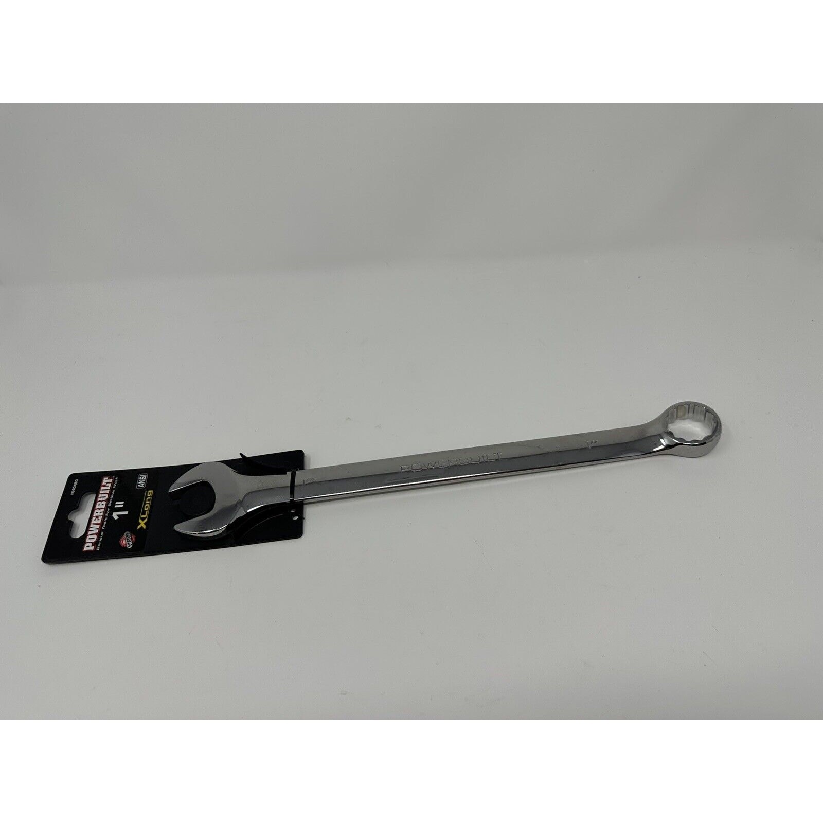 Powerbuilt 1 Inch Fully Polished SAE Combination Wrench – 640480 1″