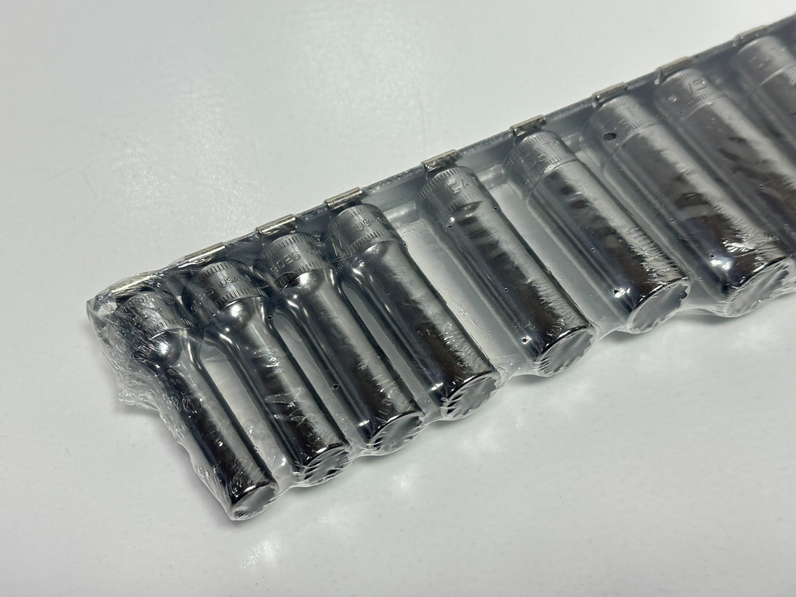 🇺🇸 CAT Caterpillar USA 12pc Deep Metric 8-19mm Socket Set 3/8″ Drive 12-Point