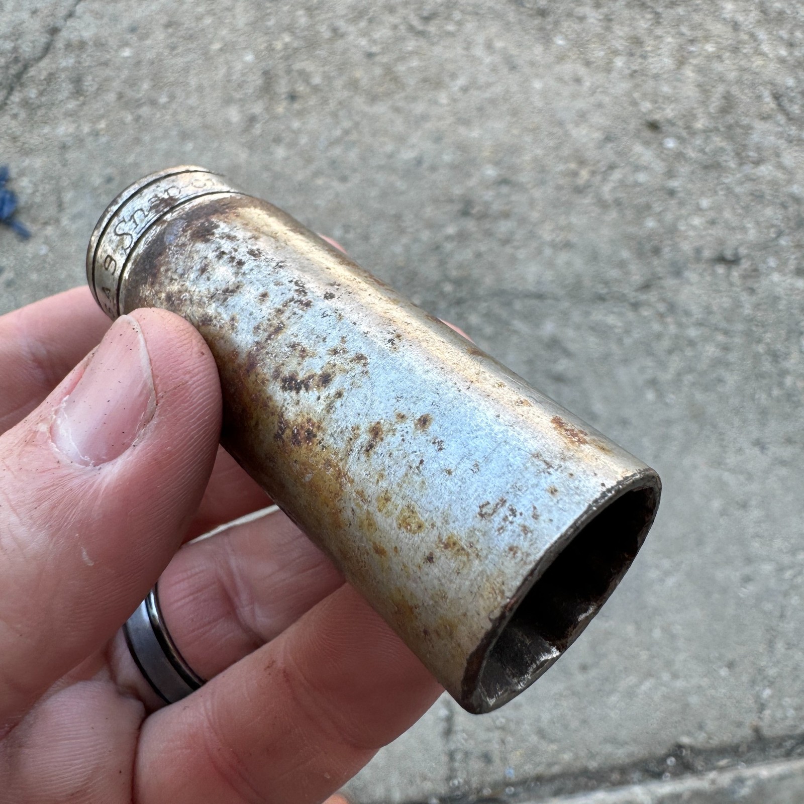 VTG Snap On 3/8″ Drive 3/4″ Deep 12pt SAE Standard Socket SF241