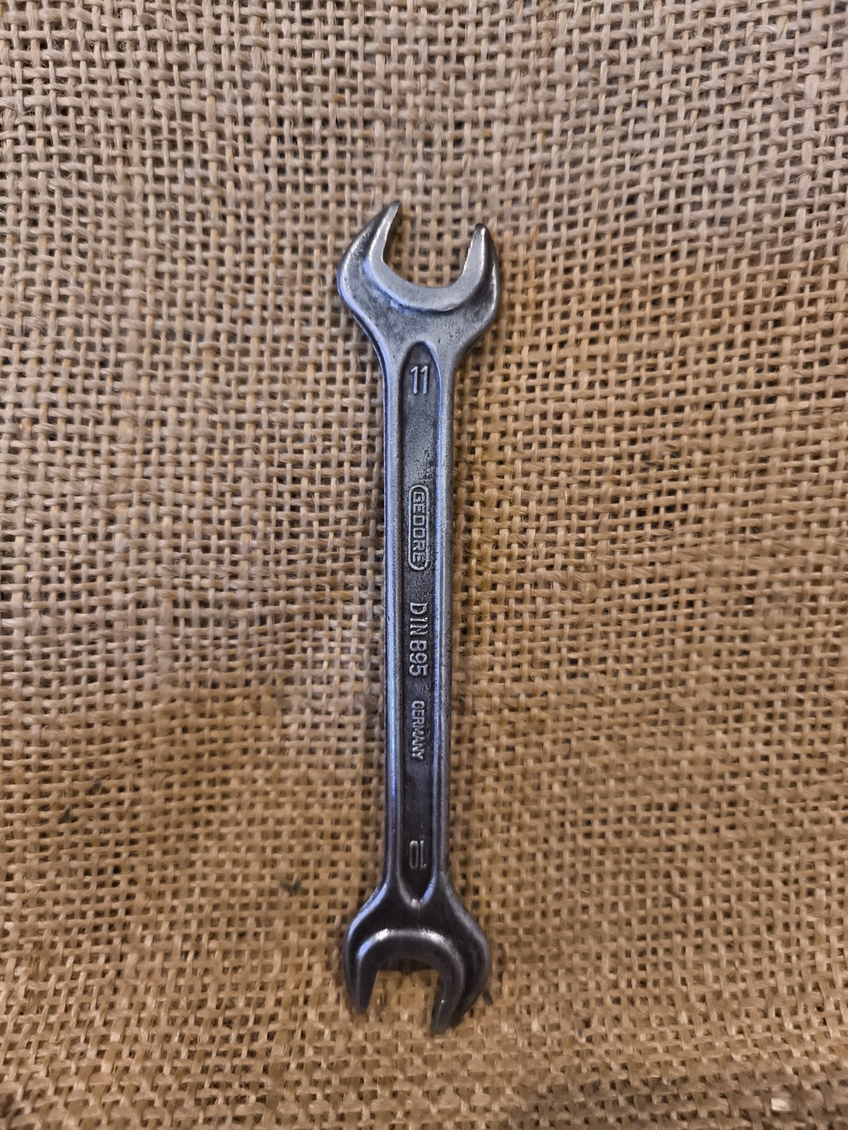 Gedore 10mm X 11mm Open Ended DIN895 Spanner Bike Mechanics German Car Tool Kit