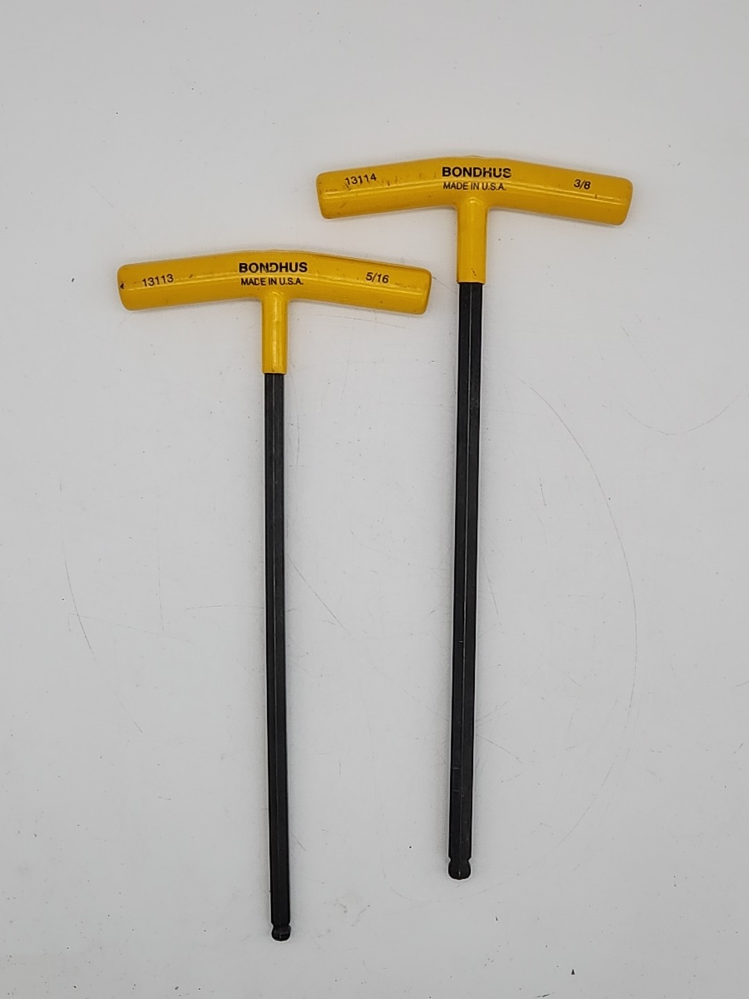Bondhus Allen Wrench USA 5/16″ & 3/8″ Hex Ball-End T Handle Set 13113 & 13114