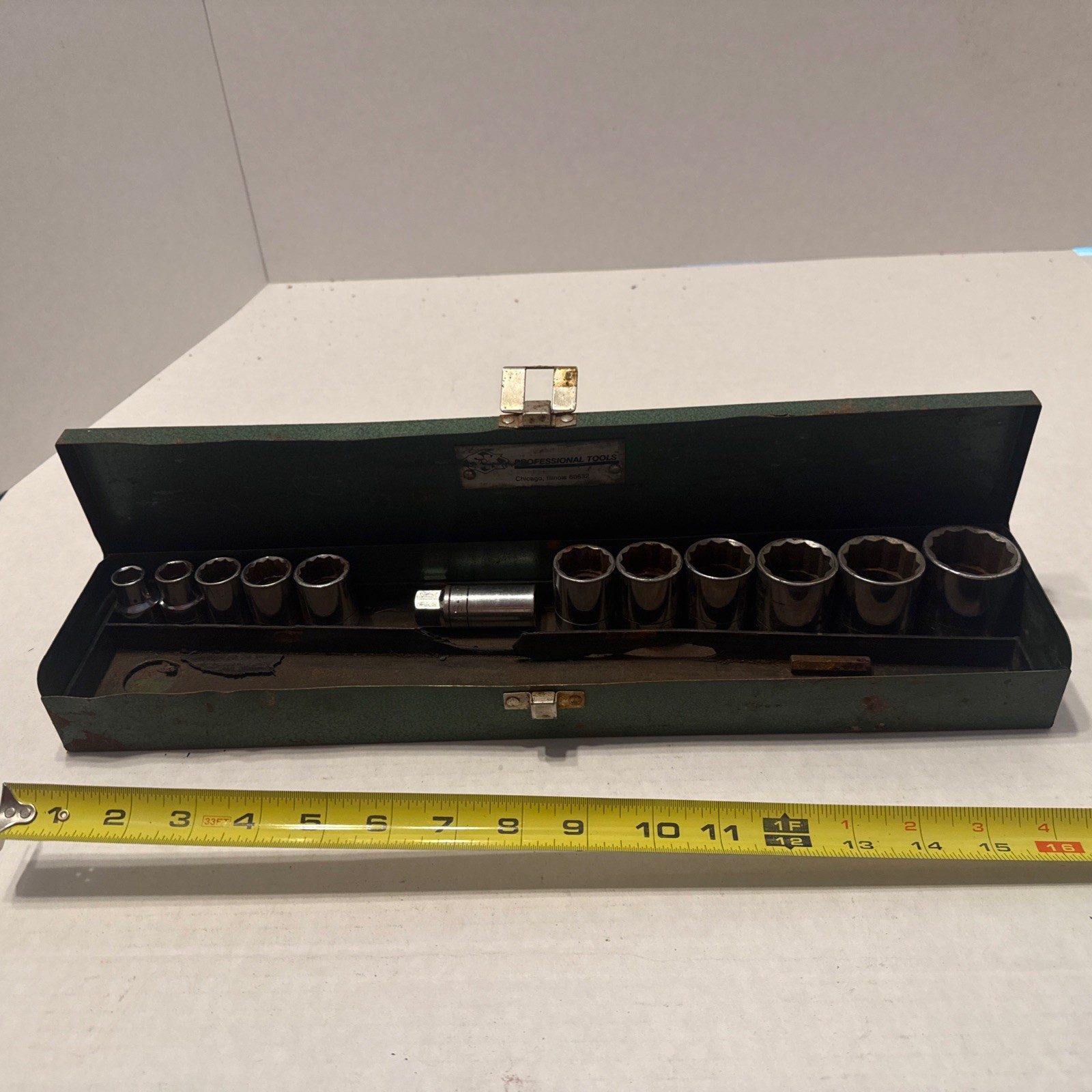 SK Hand Tools standard Chrome Socket set mixed sizes see pictures
