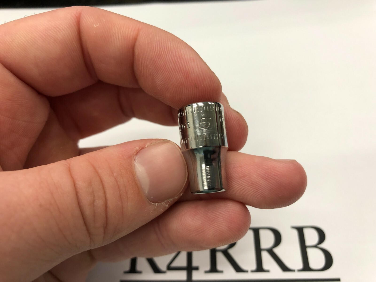 Snap-on Tools USA NEW 1/4″ Drive 6mm METRIC 6pt Shallow Chrome Socket TMM6
