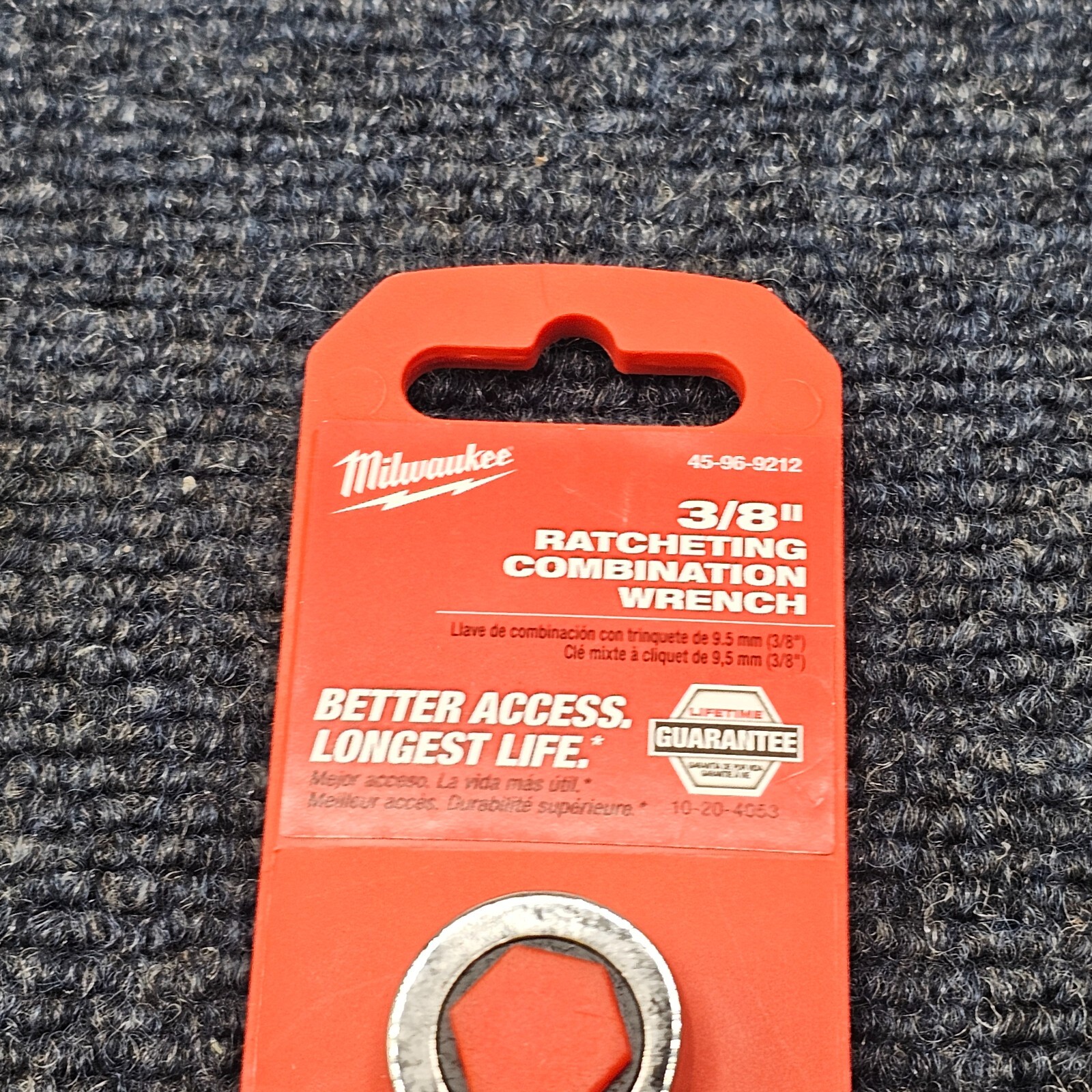 Milwaukee Tool 45-96-9212 3/8″ SAE Ratcheting Combination Wrench