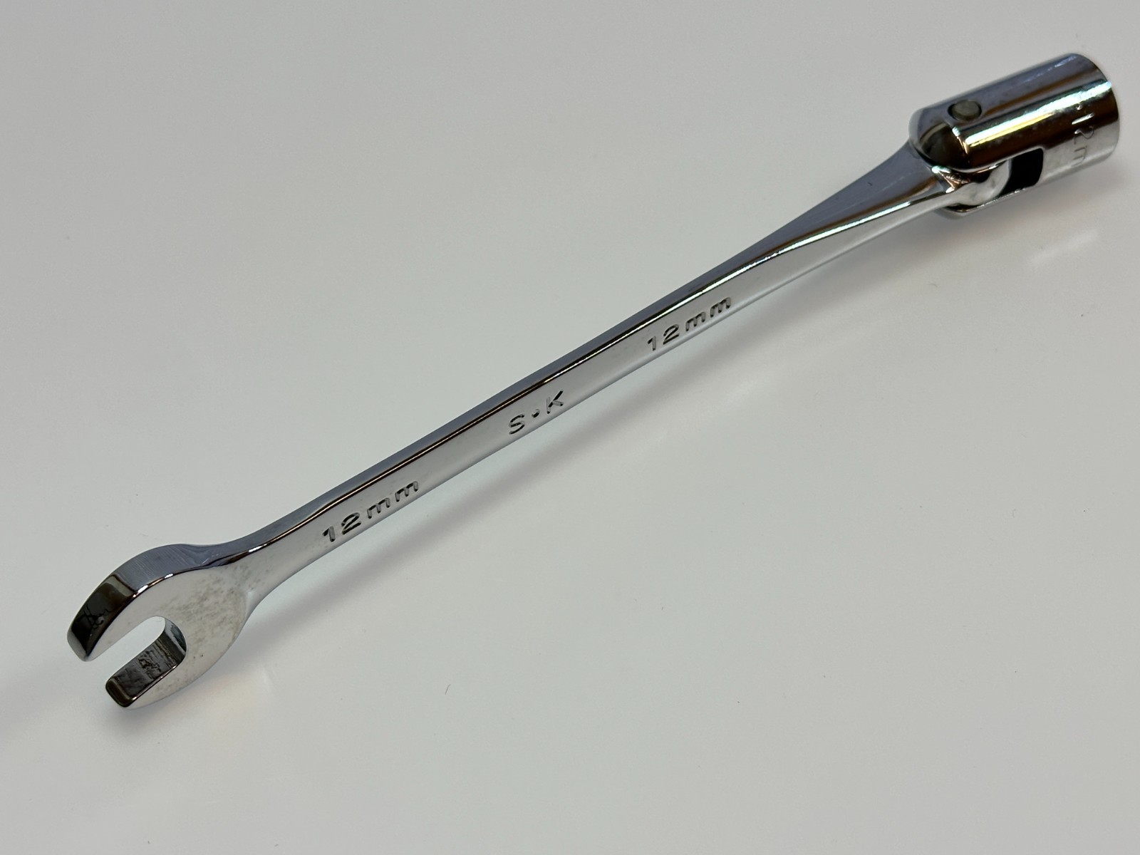 NEW SK Tools USA 88912 Metric 12mm Flex Head Combination Wrench, 12 Point (NOS)