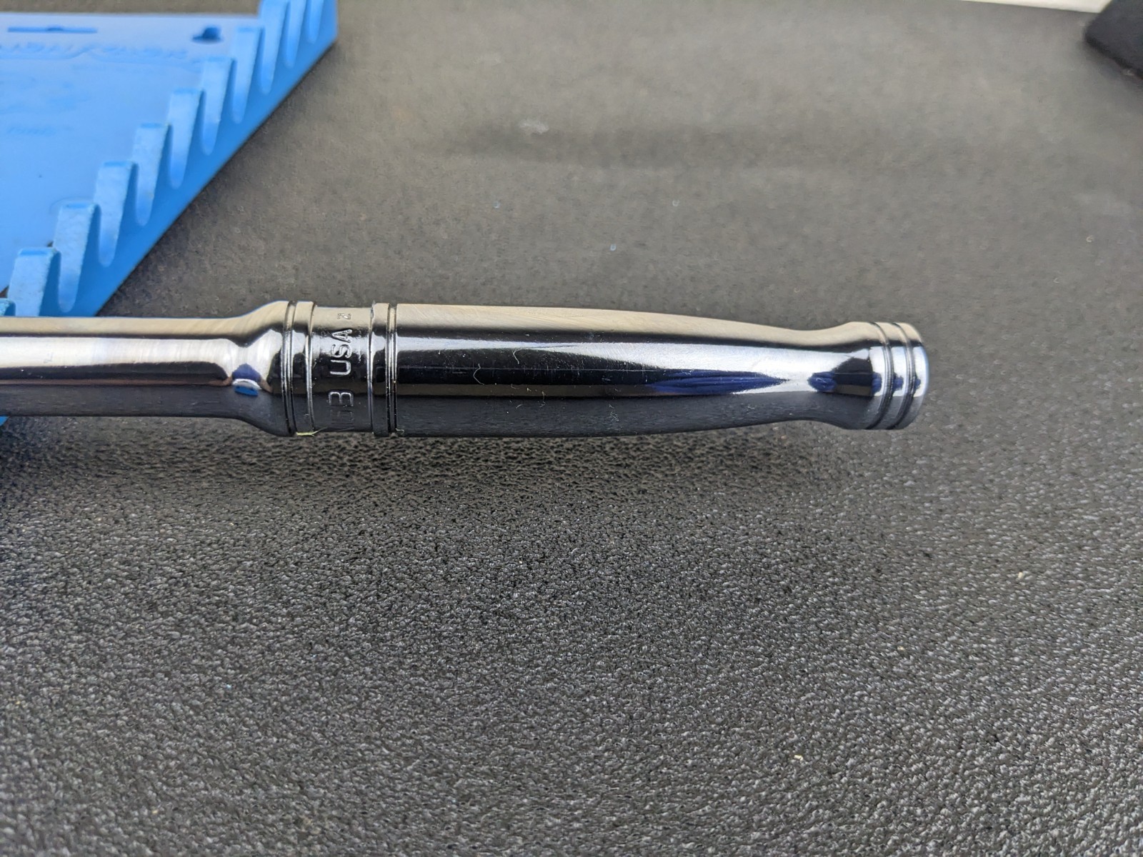 #bo271 Snap-on Tools USA NEW 1/2″ Drive 15″ Long Handle Chrome Breaker Bar SN15B
