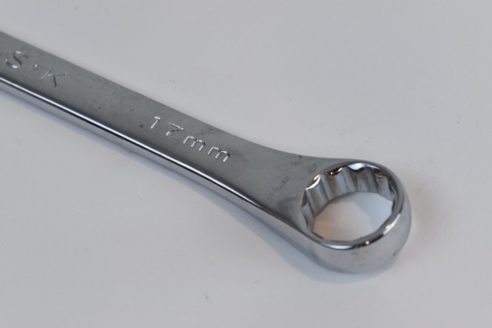 SK Tools 88317 17mm Metric Combination Wrench 12 Point USA SuperKrome