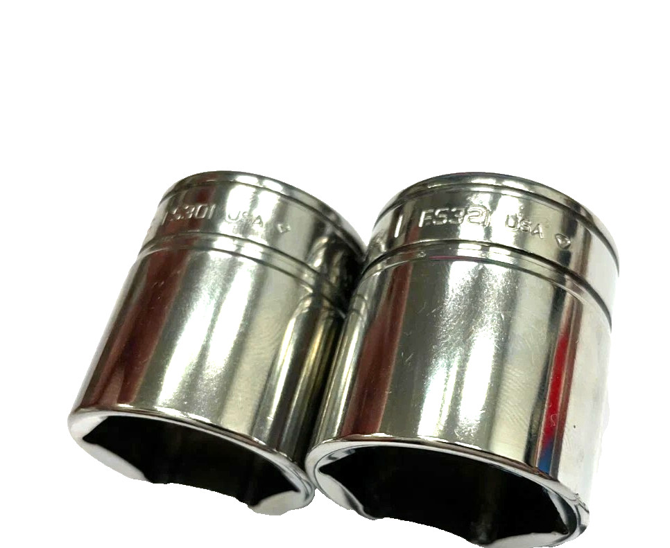 New Snap-on™ 3/8″ drive 15/16″ & 1″ 6-point Shallow Sockets FS301 FS321