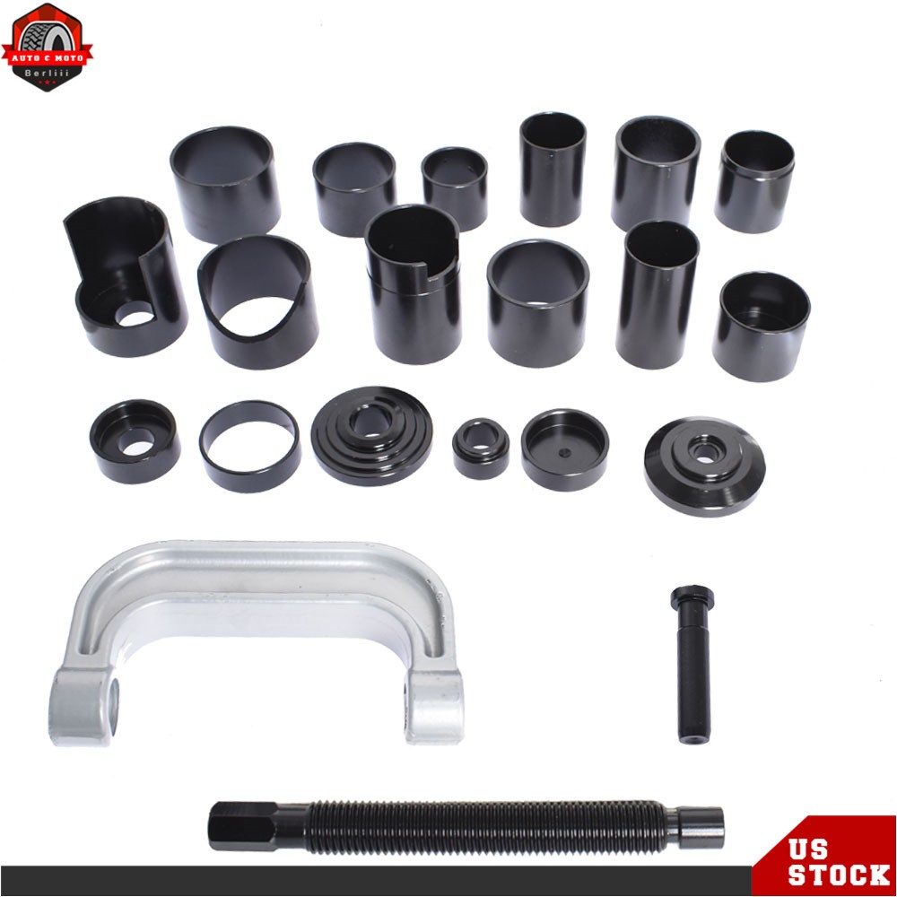 21PCS Auto Repair Service Removal Ball Joint Press Tool Kit & Master Adapter Set
