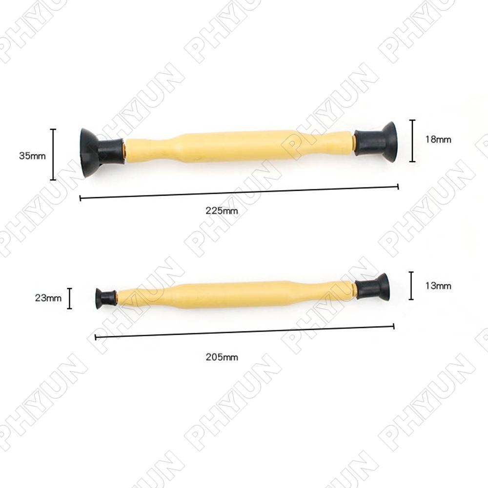 2pcs Large+Small Grip Valve Grinding Stick Lapping Tool Suction Cup Lap Sticks