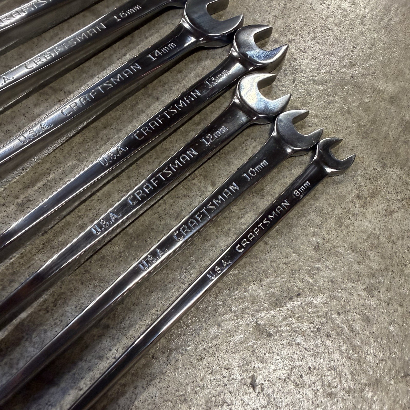 Craftsman USA 8pc Metric Cross force Wrench Set Crossforce 8-18MM 46521